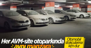 Site otoparkları stokçuların deposuna dönüştü