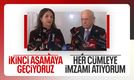 DEM Heyeti Bahçeli ile Meclis’te Görüştü